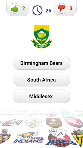 Скриншот 3 — Cricket Logo Quiz - Guess Team