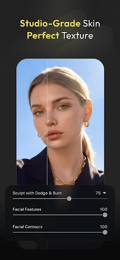 Скриншот 1 — Evoto-AI Photo Editor&Retouch
