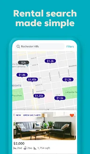 Скриншот 1 — Trulia Rent Apartments & Homes