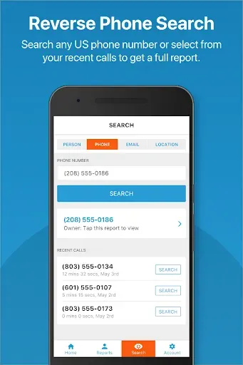Скриншот 3 — Reverse Phone Lookup Caller ID
