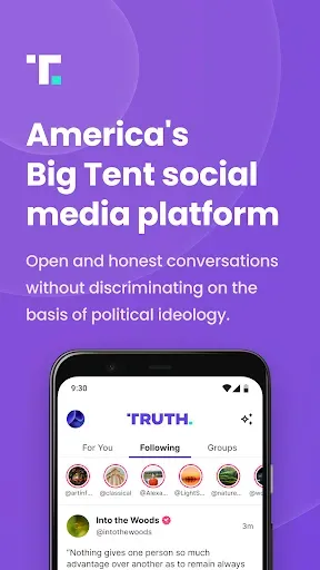 Скриншот 1 — Truth Social