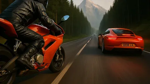 Скриншот 6 — Real Moto Rider: Traffic Race