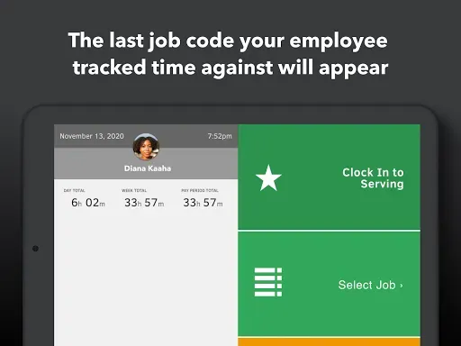 Скриншот 3 — QuickBooks Time Kiosk