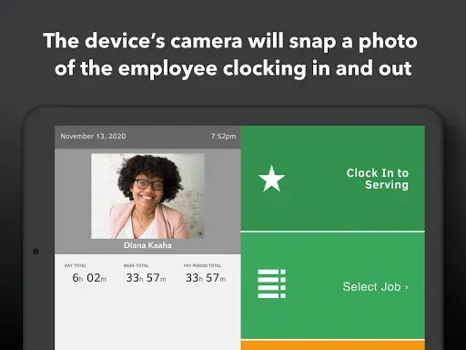 Скриншот 4 — QuickBooks Time Kiosk