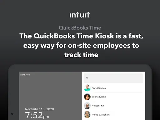 Скриншот 6 — QuickBooks Time Kiosk