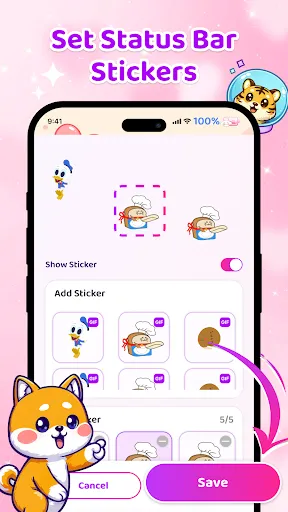 Скриншот 6 — Emoji Battery Icon Customize