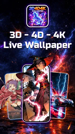 Скриншот 1 — 3D 4D 4K Live Wallpaper