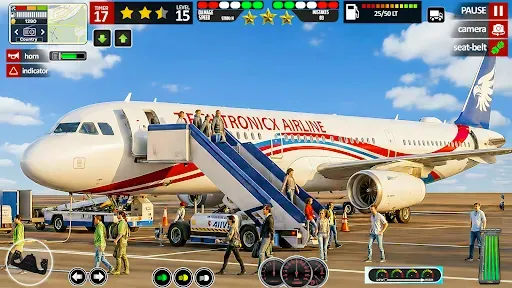 Скриншот 1 — Real Plane Game Simulator 3d
