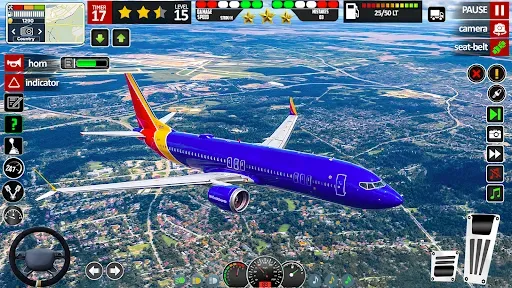 Скриншот 5 — Real Plane Game Simulator 3d