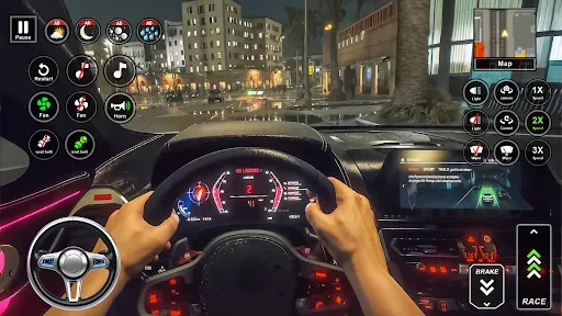 Скриншот 5 — Real Driving Car Game Offline