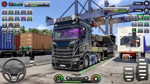 Скриншот 3 — Euro Truck Transporter 3d