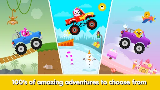 Скриншот 3 — Kids Monster Truck Games 2+