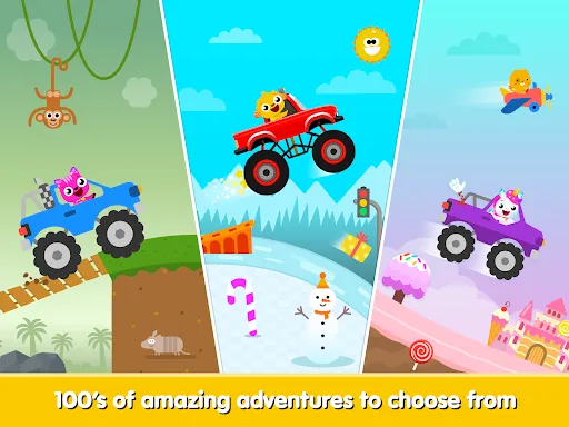 Скриншот 8 — Kids Monster Truck Games 2+
