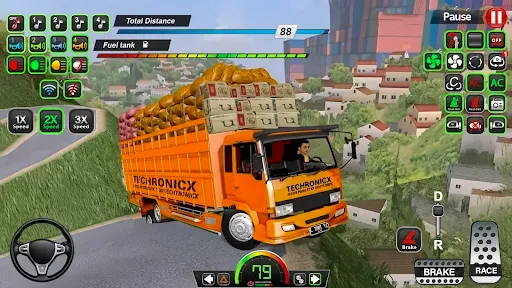 Скриншот 1 — Mud Truck Offroad Driving Game