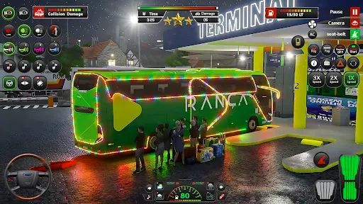 Скриншот 8 — Open World Bus Driving Game 3d