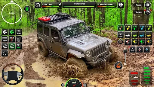 Скриншот 3 — Offroad Mud Jeep Simulator 3d