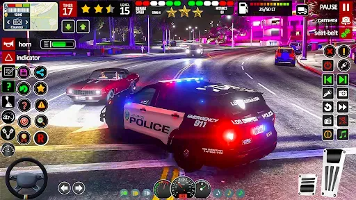 Скриншот 1 — Offline Police Car: Cop Game