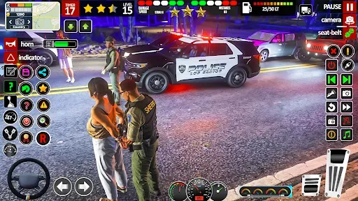 Скриншот 3 — Offline Police Car: Cop Game