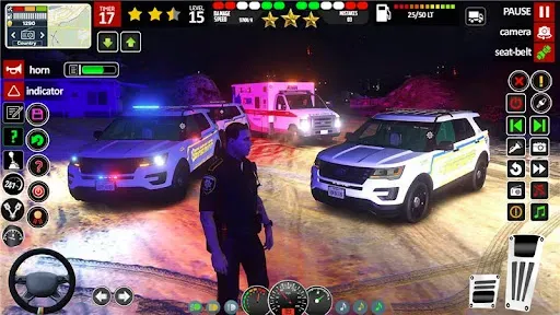 Скриншот 4 — Offline Police Car: Cop Game
