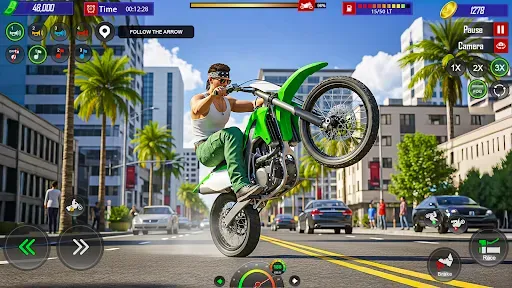 Скриншот 1 — Bike Rider Moto Game Simulator