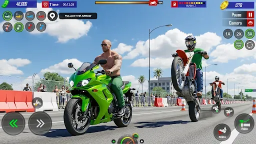 Скриншот 5 — Bike Rider Moto Game Simulator