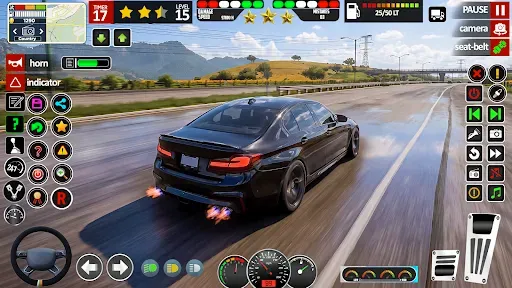 Скриншот 2 — US Driving Car Game: City Car