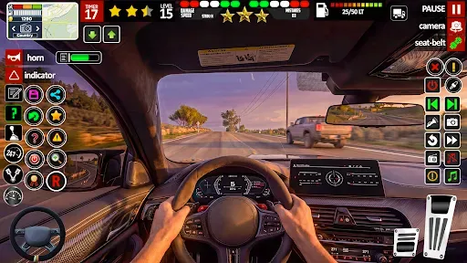 Скриншот 4 — US Driving Car Game: City Car