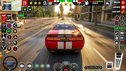 Скриншот 5 — US Driving Car Game: City Car
