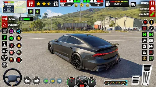 Скриншот 6 — US Driving Car Game: City Car