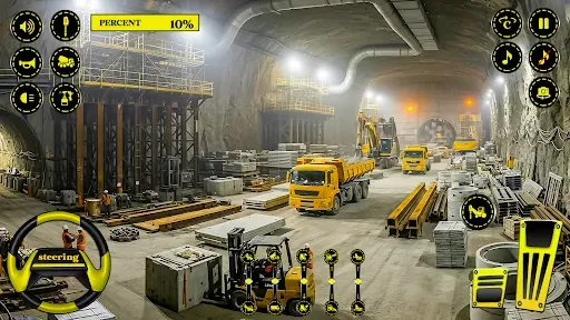 Скриншот 1 — US Road Construction Game 3d