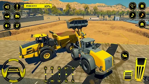 Скриншот 3 — US Road Construction Game 3d