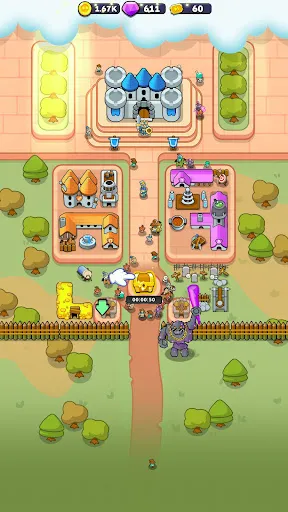 Скриншот 3 — Fortress Merge: Puzzle Defense