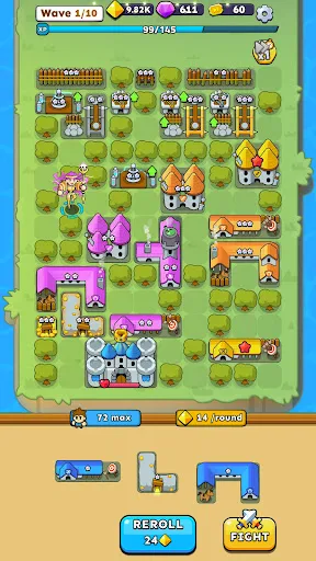 Скриншот 7 — Fortress Merge: Puzzle Defense