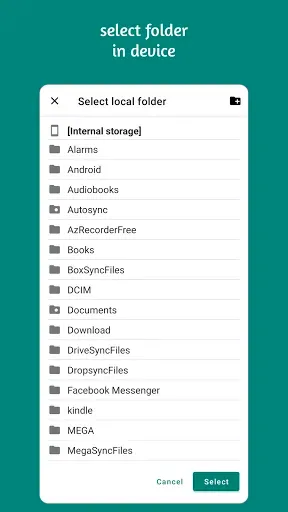 Скриншот 2 — Autosync - File Sync & Backup