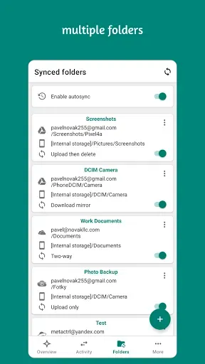 Скриншот 6 — Autosync - File Sync & Backup