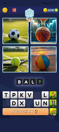 Скриншот 1 — 4 Images 1 Word Puzzle