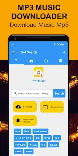Скриншот 1 — Mp3 Music Downloader tubeplay