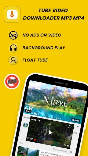 Скриншот 1 — Tube Video Downloader MP3 MP4