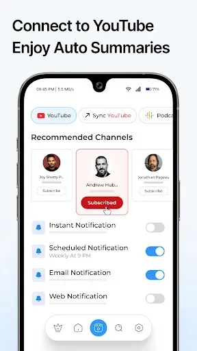 Скриншот 5 — TubeOnAI - Summarize Anything