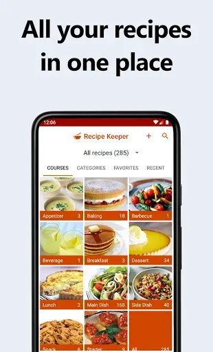 Скриншот 1 — Recipe Keeper