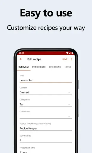Скриншот 5 — Recipe Keeper