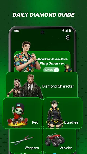 Скриншот 1 — Get Daily Diamonds: FFF Guide