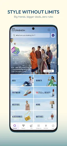 Скриншот 2 — Tata CLiQ Fashion Shopping