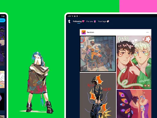Скриншот 7 — Tumblr — фандом, арт, хаос