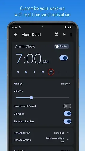 Скриншот 2 — Turbo Alarm - будильник