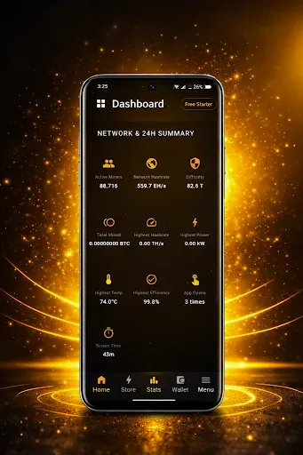 Скриншот 3 — TurboMiner-Bitcoin Miner cloud