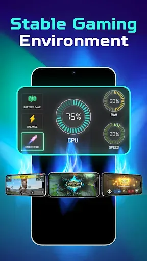 Скриншот 1 — TurboSpeed: Game Mode FPS