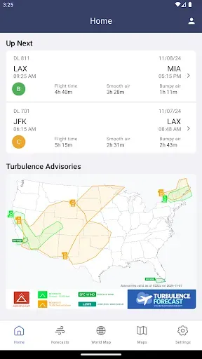 Скриншот 7 — Turbulence Forecast