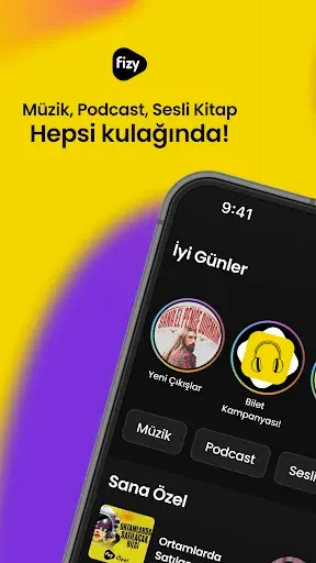 Скриншот 1 — fizy – Музыка & видео