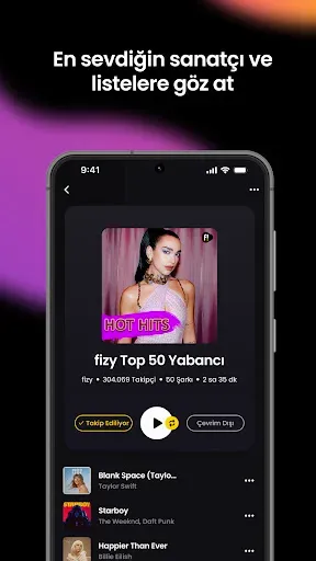 Скриншот 3 — fizy – Музыка & видео